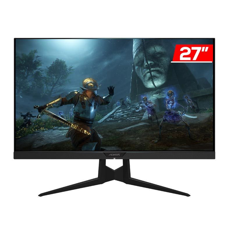 Monitor Gamer Gigabyte Aorus FI27Q-X 27" 0,3ms 240Hz QHD G-Sync Altura Ajustavel HDMI/DP, AORUS FI27Q-X
