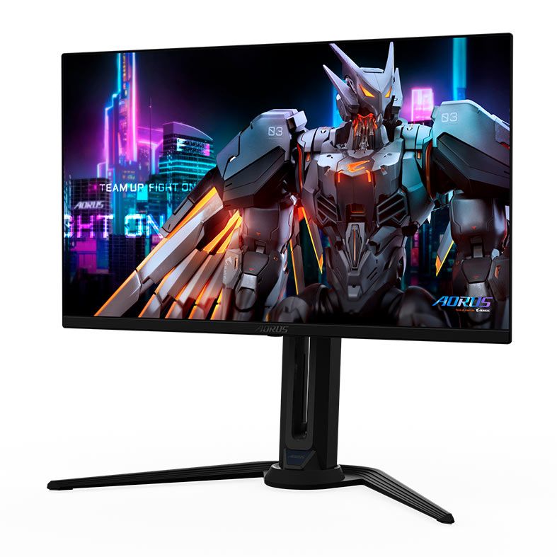 Monitor Gamer Gigabyte Aorus FO27Q5P, 27 Pol, QD-OLED, QHD, 0.03ms, 500Hz, FreeSync/G-Sync, HDMI/DP, AORUS-FO27Q5P