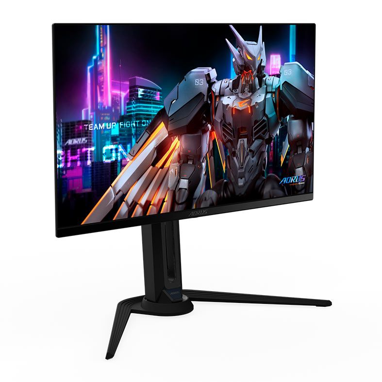 Monitor Gamer Gigabyte Aorus FO27Q5P, 27 Pol, QD-OLED, QHD, 0.03ms, 500Hz, FreeSync/G-Sync, HDMI/DP, AORUS-FO27Q5P
