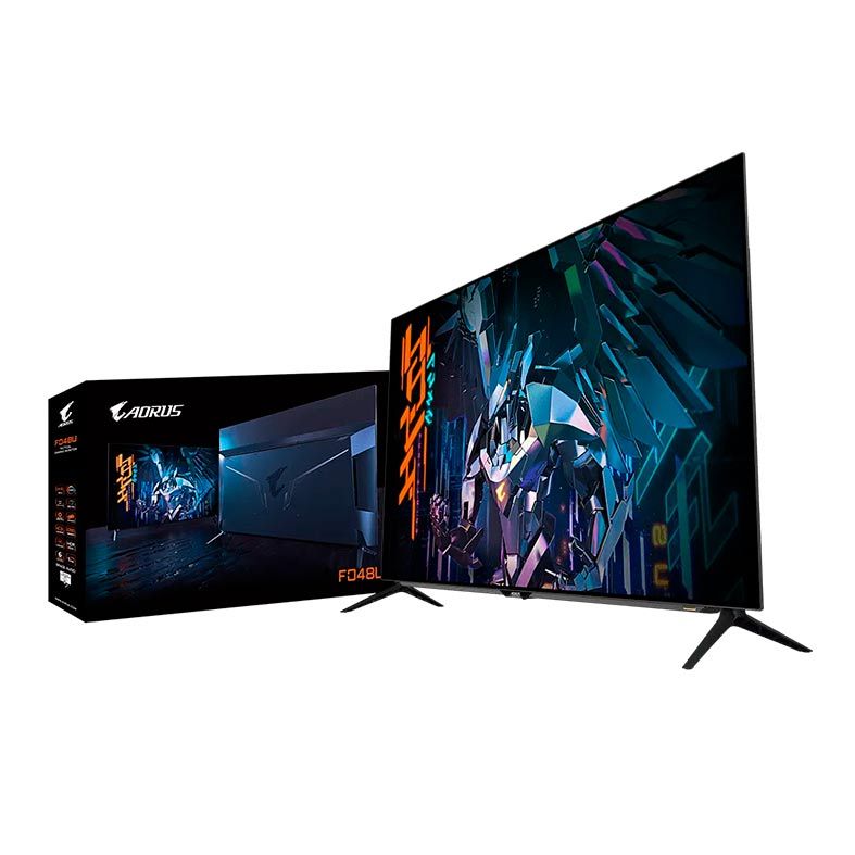 Monitor Gamer Gigabyte Aorus FO48U, 47.53 Pol. OLED, UHD 4K, 1ms, 120Hz, FreeSync Premium, HDMI/DP, AORUS FO48U