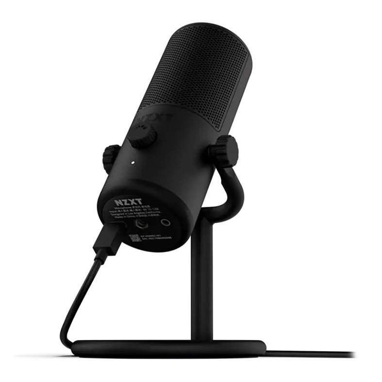 Microfone NZXT Capsule, USB, Preto, AP-WUMIC-B1
