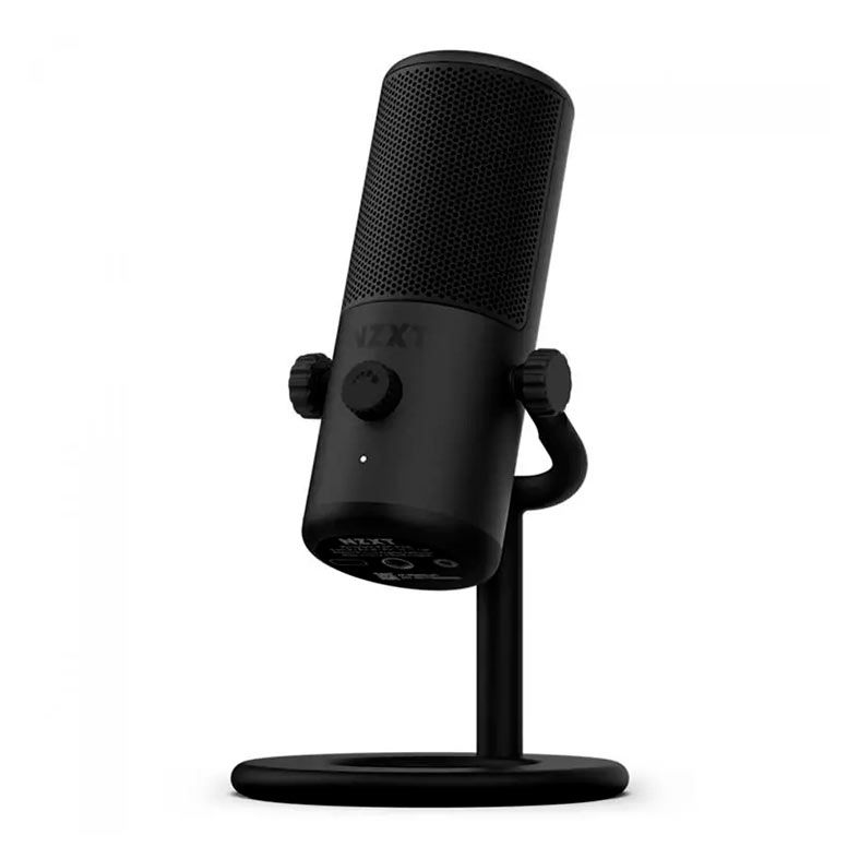 Microfone NZXT Capsule, USB, Preto, AP-WUMIC-B1