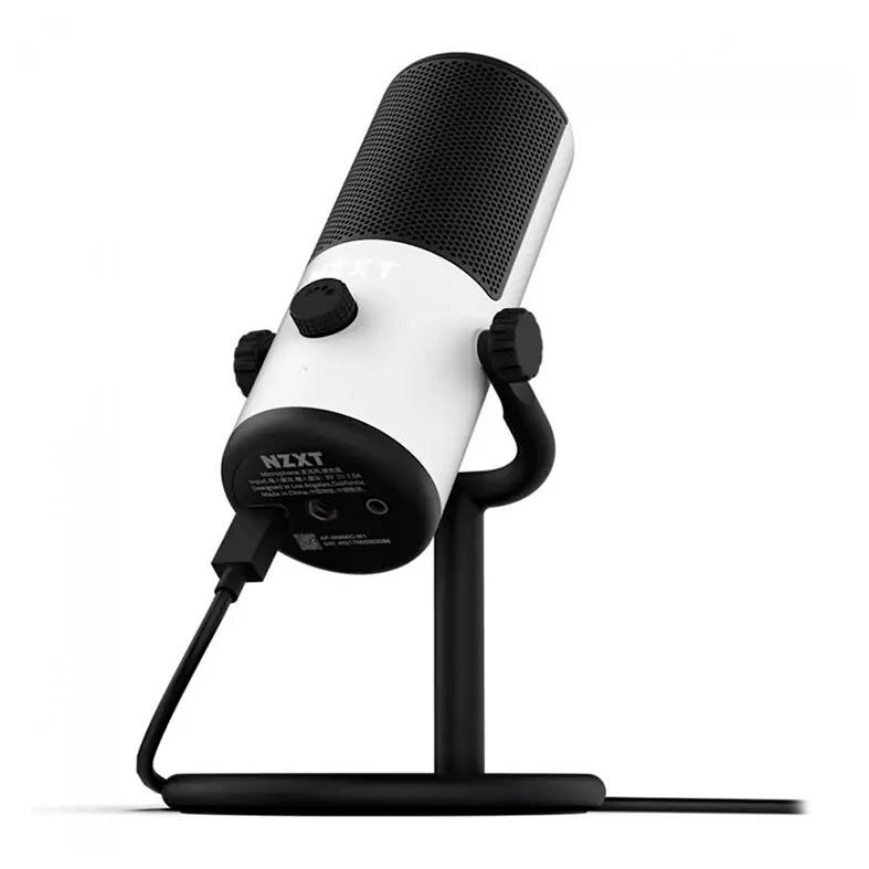 Microfone NZXT Capsule, USB, Branco, AP-WUMIC-W1