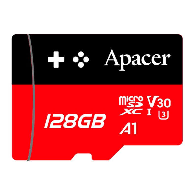 Cartao de Memoria Apacer, 128GB, MicroSDXC, V30, AP128GMCSX10U7-RAGC