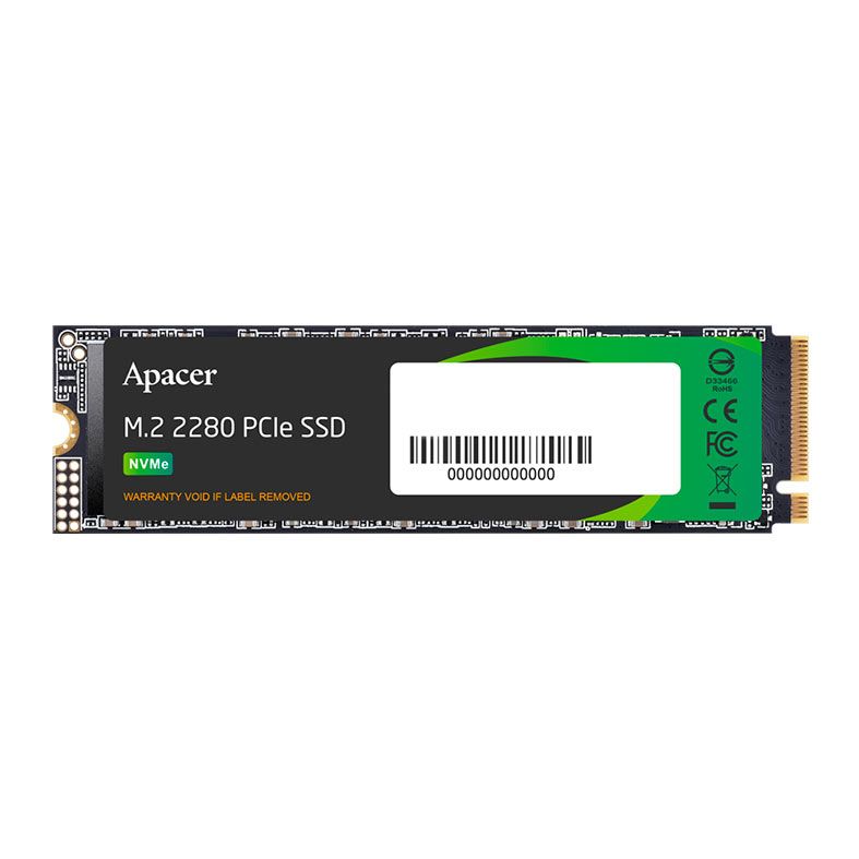 SSD Apacer AS2280Q4L, 512GB, M.2 2280 PCIe NVMe, Leitura 3600MB/s, Gravacao 3000MB/s, AP512GAS2280Q4L-1