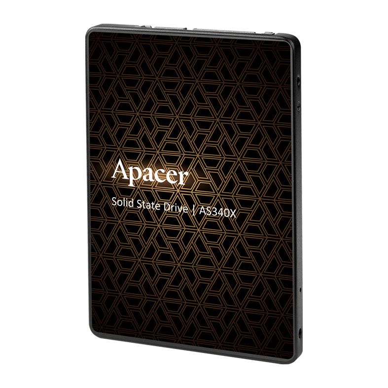 SSD Apacer AS340X, 960GB, 2.5, Sata III 6GB/s, Leitura 550MB/s, Gravacao 510MB/s, AP960GAS340XC-1