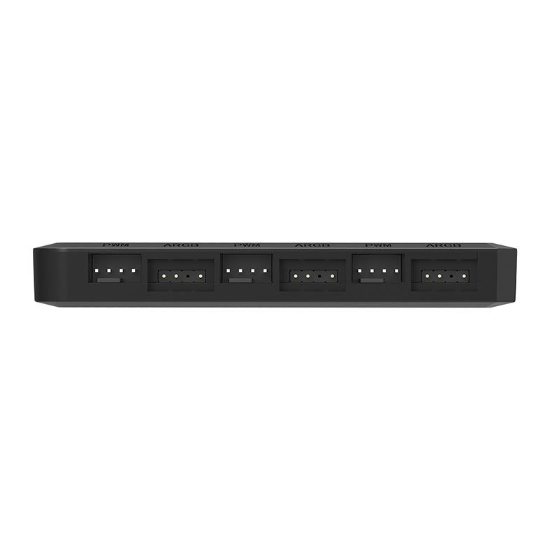 Controladora Aigo APC1, 6 Portas ARGB, 6 Portas PWM, Preto, APC1-PWM