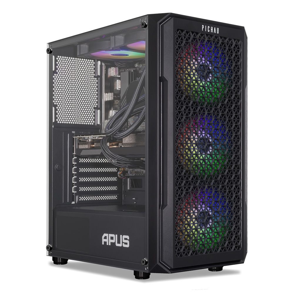 PC Gamer Pichau Fuzhu IV, Intel i7-12700F, GeForce RTX 4060 Ti 8GB, 32GB DDR4, SSD M.2 1TB