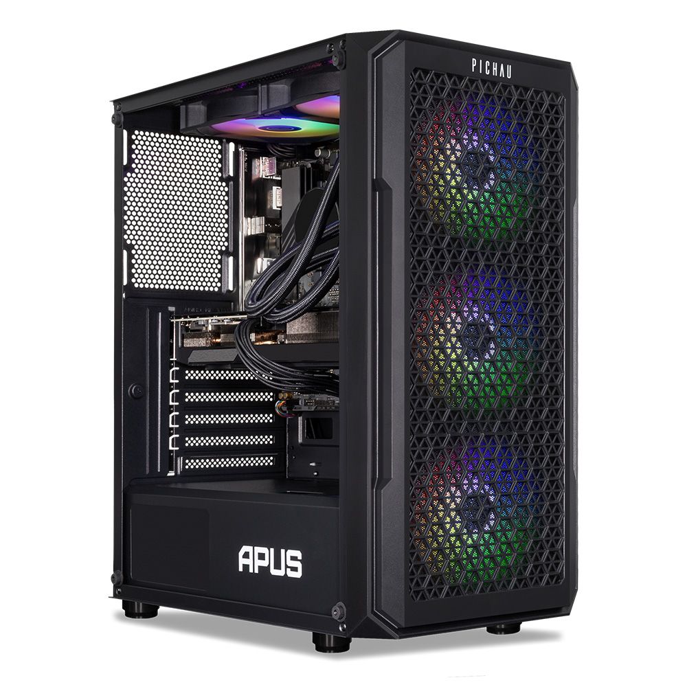 PC Gamer Pichau, AMD Ryzen 7 5700X3D, Radeon RX 9060 8GB, 16GB