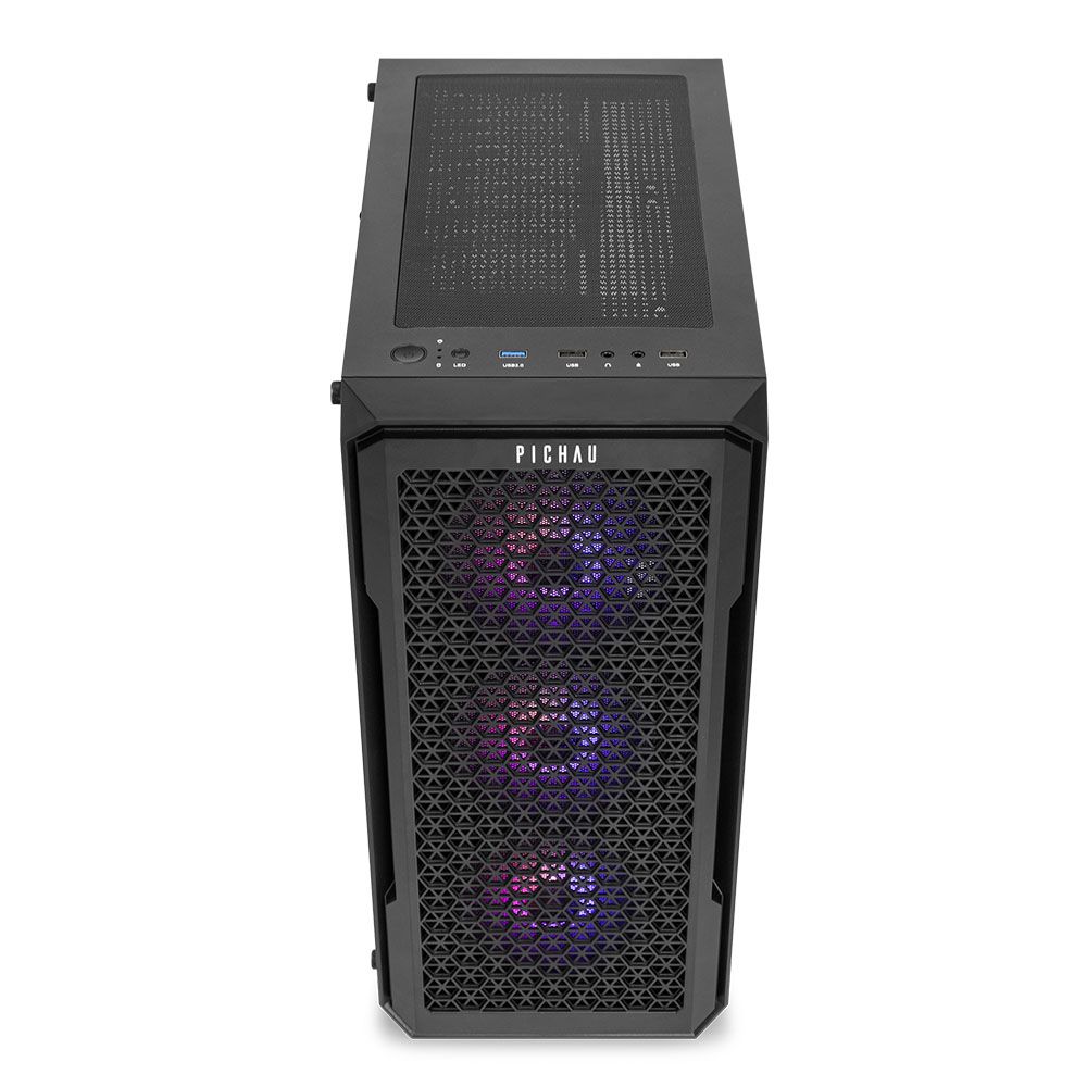 PC Gamer Pichau, AMD Ryzen 7 5700X, Radeon RX 9060 8GB, 16GB DDR4, SSD 480GB