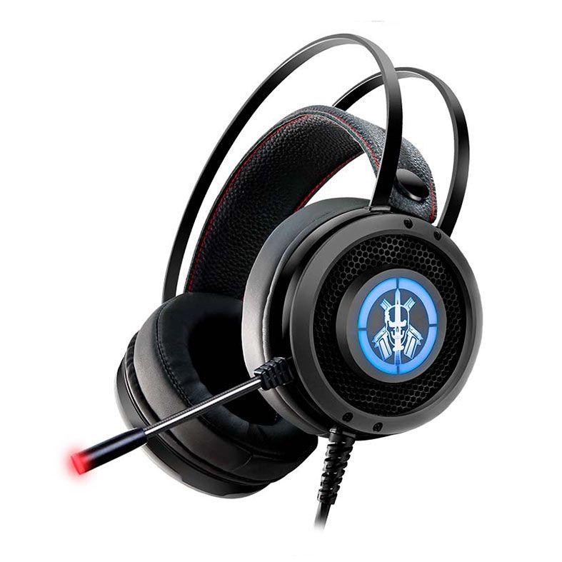Headset Gamer K-MEX AR50, RGB, Drivers 50mm, Preto, AR5000CS35PPB0X