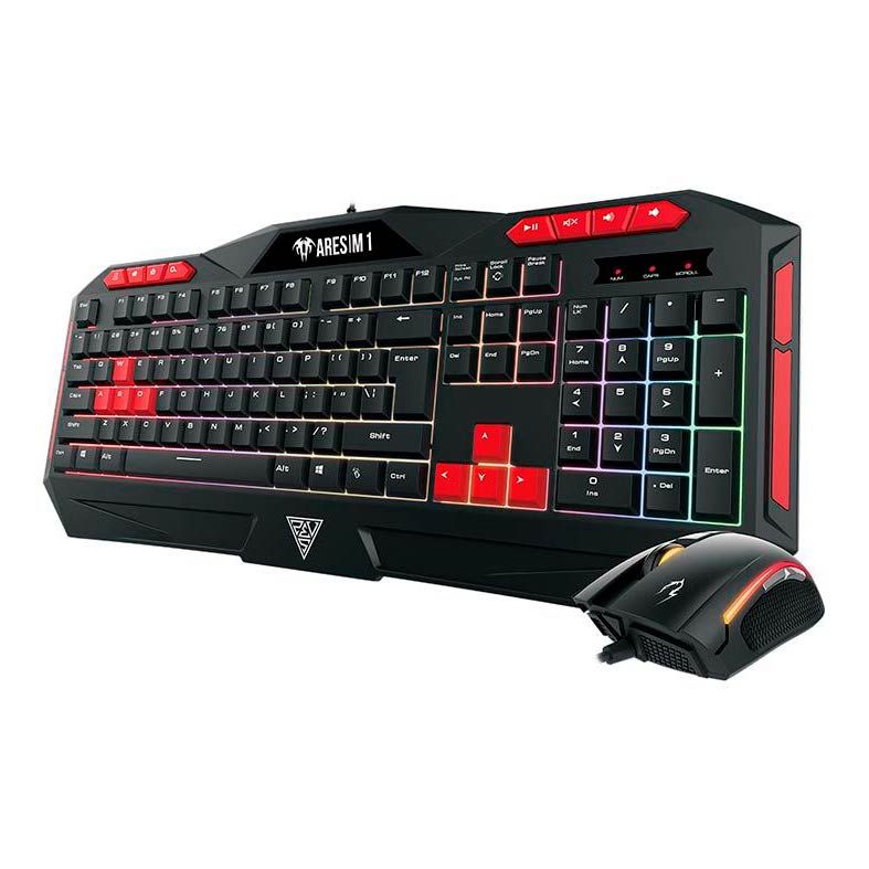 Kit Teclado e Mouse Gamdias Ares M1+Zeus E2, Ares M1 Combo
