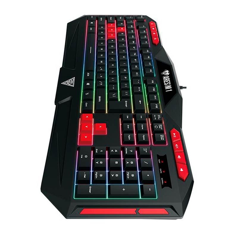 Kit Teclado e Mouse Gamdias Ares M1+Zeus E2, Ares M1 Combo
