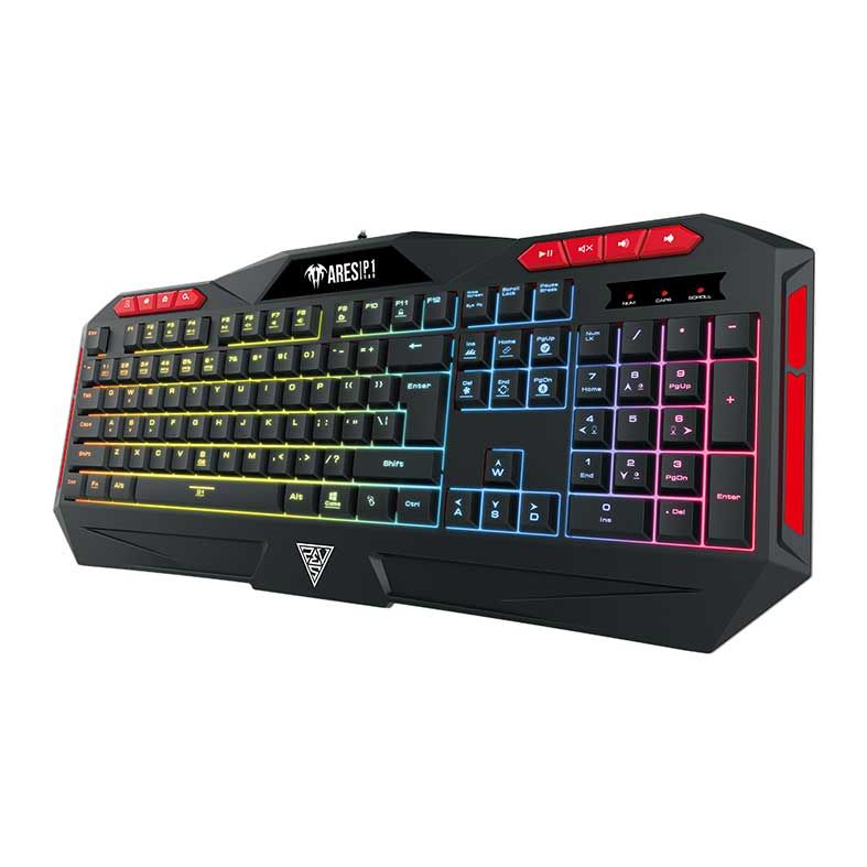 Teclado Gamer Gamdias Ares P1 RGB, ARES-P1-RGB BR