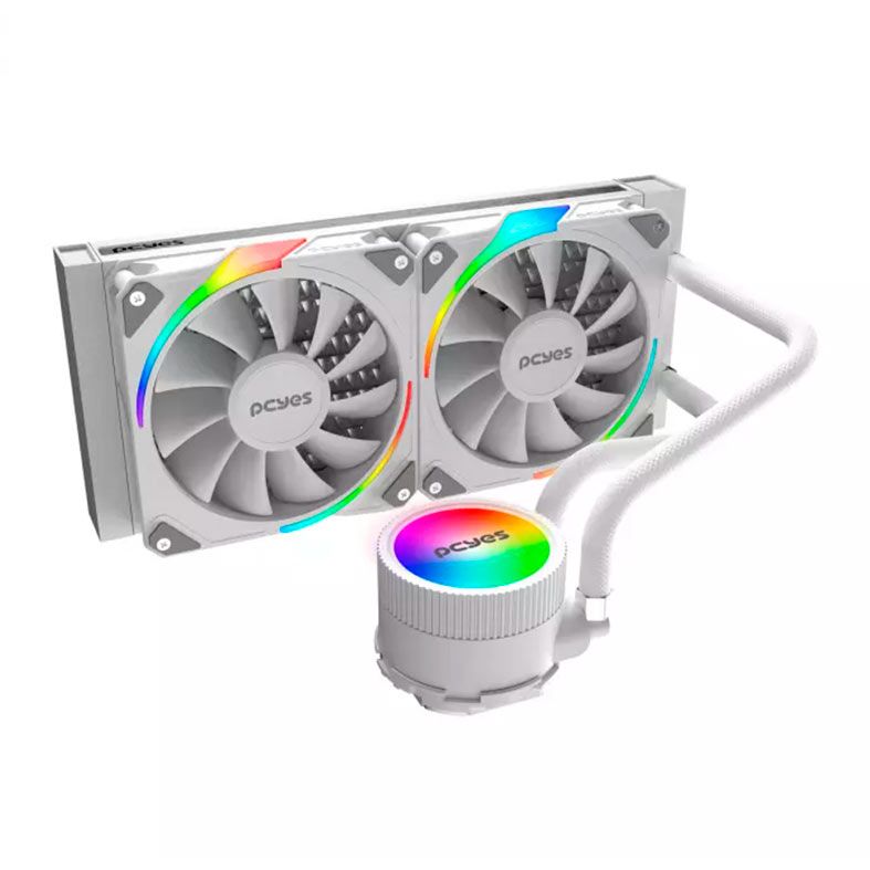 Water Cooler Pcyes Sangue Frio 3, ARGB, 240mm, Branco, ARGBSF3240WGBR