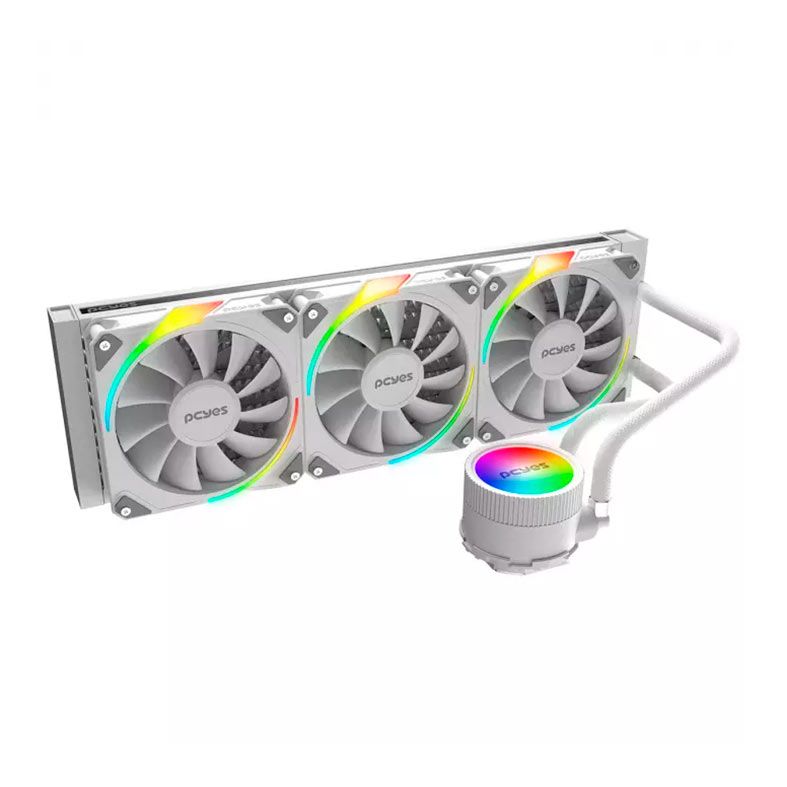 Water Cooler Pcyes Sangue Frio 3, ARGB, 360mm, Branco, ARGBSF3360WGBR