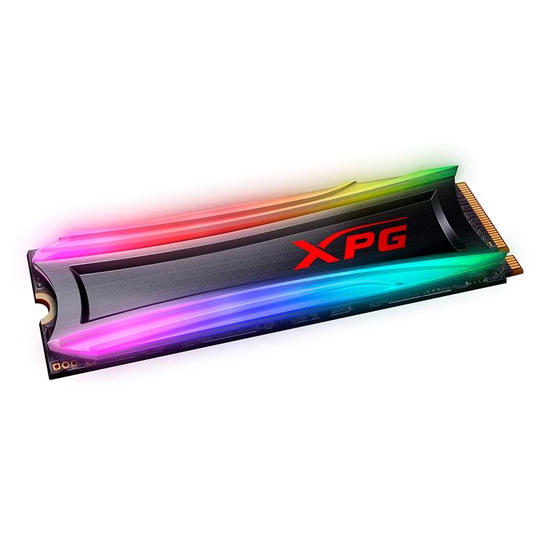 SSD Adata XPG Spectrix S40G, 1TB, M.2 2280, PCIe NVMe, Leitura 3500MB/s, Gravacao 3000MB/s, RGB, AS40G-1TT-C
