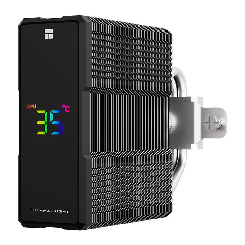 Cooler Para Processador Thermalright Assassin X 120 R Digital, ARGB, 120mm, Preto, TR-AX-120-R-DIG-BK-ARGB