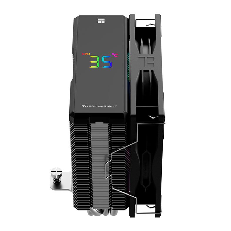 Cooler Para Processador Thermalright Assassin X 120 R Digital, ARGB, 120mm, Preto, TR-AX-120-R-DIG-BK-ARGB