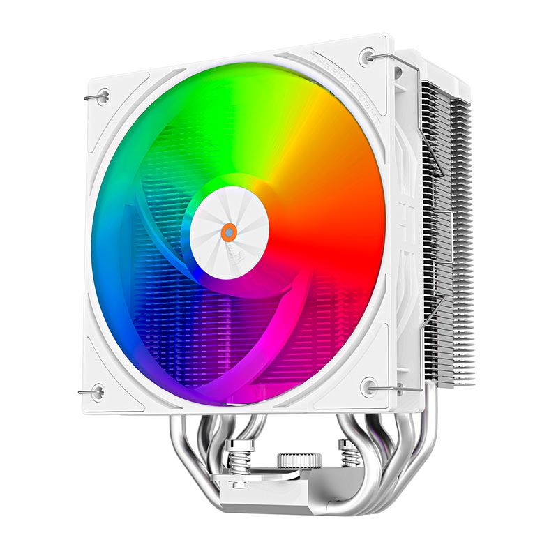 Cooler Para Processador Thermalright Assassin X 120 R Digital, ARGB, 120mm, Branco, TR-AX-120-R-DIG-WH-ARGB