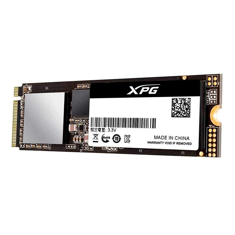 SSD Adata XPG SX8200 Pro, 512GB, M.2 2280, PCIe NVMe, Leitura 3500MB/s, Gravacao 2300MB/s, ASX8200PNP-512GT-C