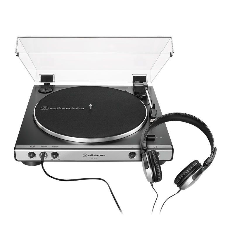 Toca-Discos Audio Technica AT-LP60XHP-GM, Prata e Preto, AT-LP60XHP-GM