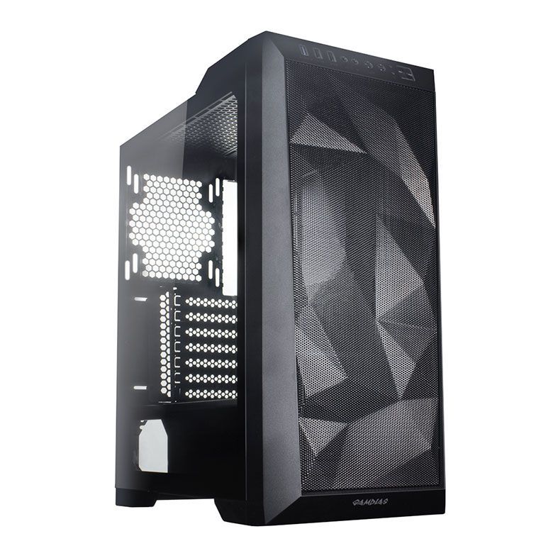 Gabinete Gamer Gamdias Athena M1 Lateral Vidro Temp Preto, ATHENA M1