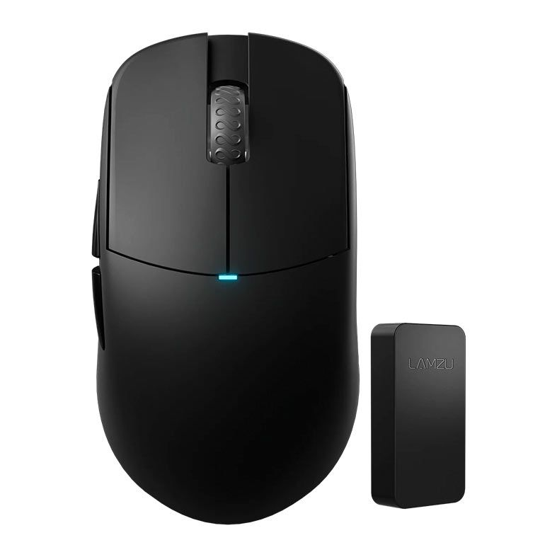 Mouse Gamer Lamzu Atlantis Mini, 26000DPI, 6 Botoes, Wireless, Charcoal Black, ATLANTIS-MINI-CHARCOAL-BLACK