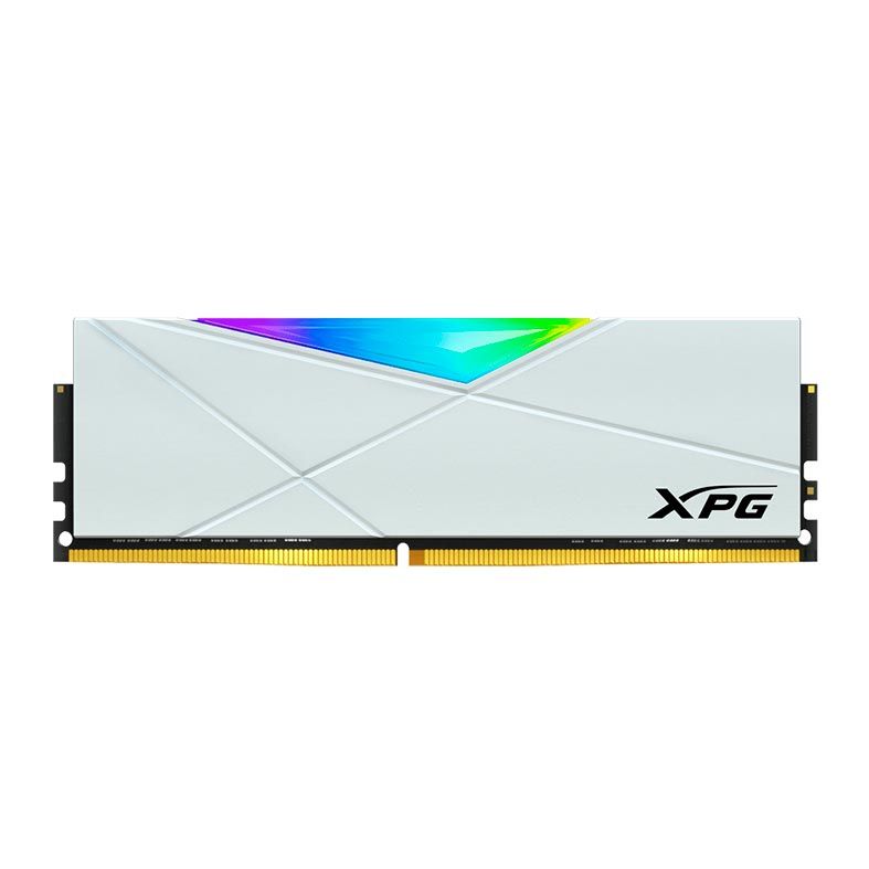 Memoria Adata XPG Spectrix D50 RGB 8GB (1x8) DDR4 3000MHz Branca, AX4U300088G16A-SW50