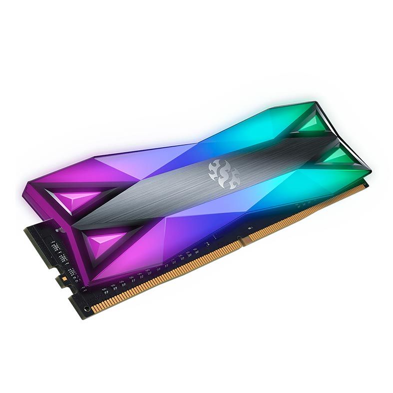 Memória Adata XPG Spectrix D60G RGB 16GB (1X16) DDR4 3200Mhz, AX4U320016G16A-ST60