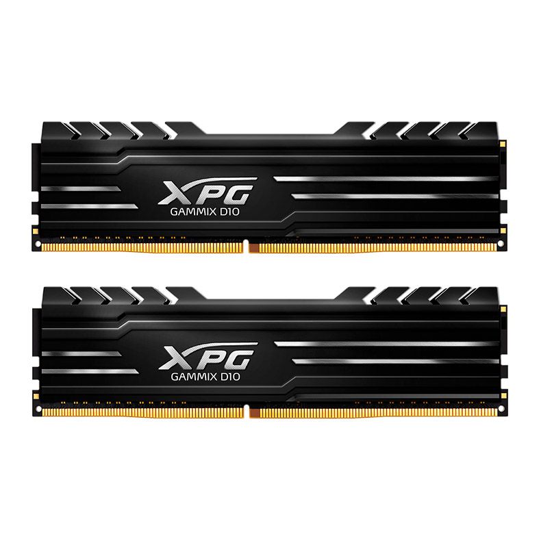 Memoria Adata XPG Gammix D10, 16GB (2X8GB), DDR4, 3200MHz, CL16, Preto, AX4U32008G16A-DB10