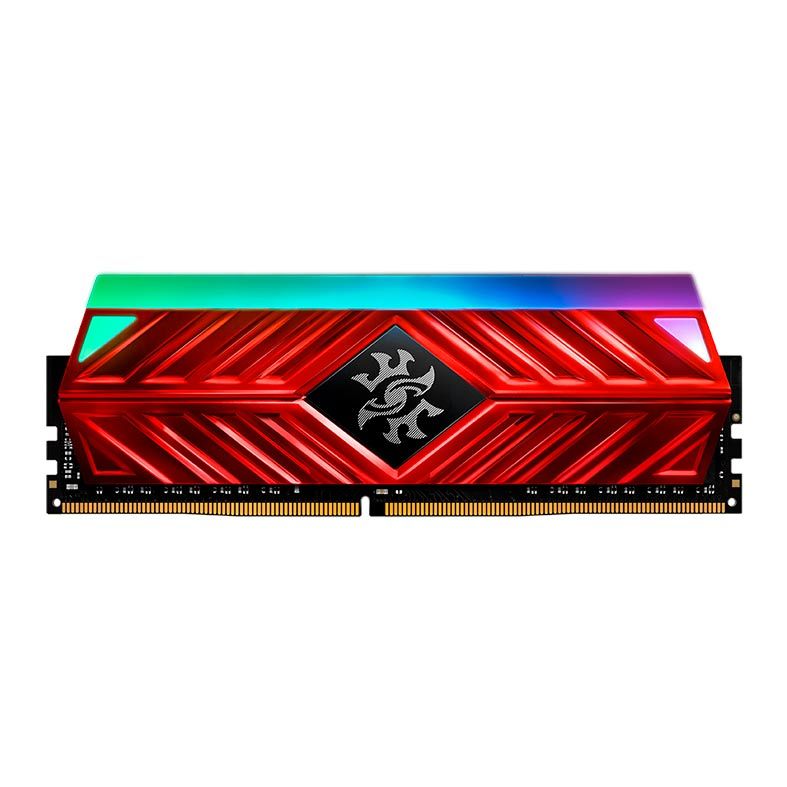Memoria Adata XPG Spectrix D41, RGB, 8GB (1x8GB), DDR4, 3200Mhz, Vermelho, AX4U32008G16A-SR41