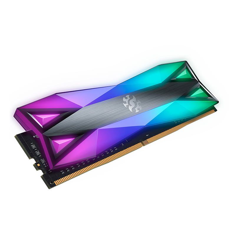 Memoria Adata XPG Spectrix D60G, RGB, 8GB (1x8GB), DDR4, C18, 3600MHz, AX4U36008G18I-ST60