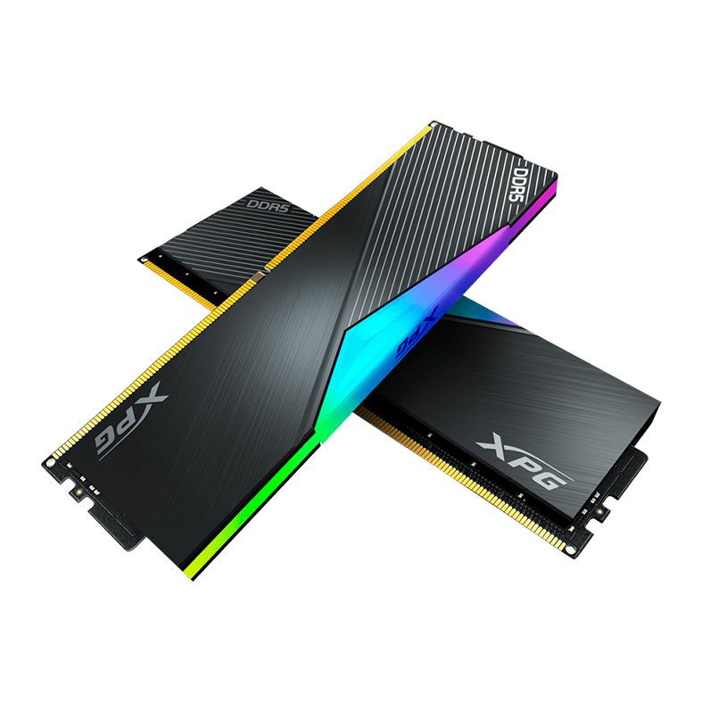 Memória Adata XPG Lancer, RGB, 32GB (2x16GB), DDR5, 6000MHz, CL30, Preto, AX5U6000C3016G-DCLARBK