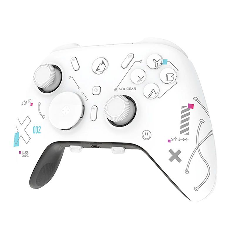Controle ATK Gear Axe Pro, Wireless, Branco, AXE-PRO-WT