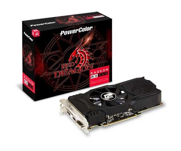 Placa de Video PowerColor Radeon RX 560 4GB GDDR5 Red Dragon 256-bit, AXRX 560 4GBD5-DHA
