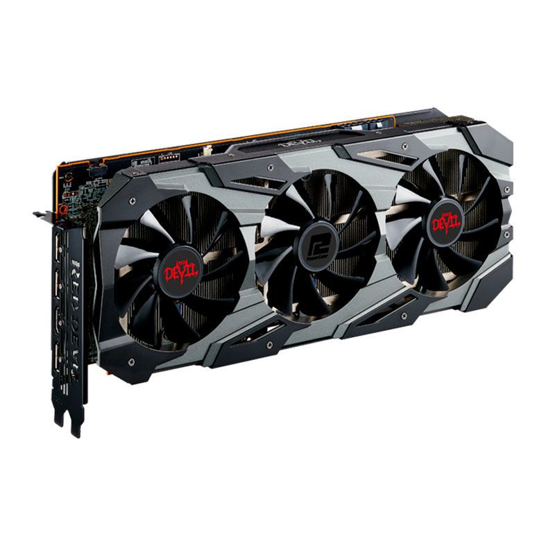 Placa de Video PowerColor Radeon RX 5700 8GB Red Devil 256-bit, AXRX 5700 8GBD6-3DHE/OC
