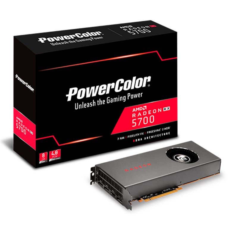 Placa de Video PowerColor Radeon RX 5700 8GB GDDR6 256-bit, AXRX 5700 8GBD6-M3DH