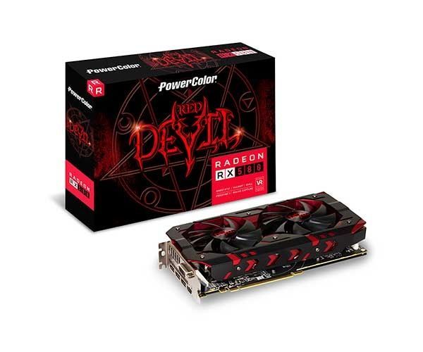 Placa de Video PowerColor Radeon RX 580 8GB GDDR5 Red Devil 256-bit, AXRX 580 8GBD5-3DH/OC