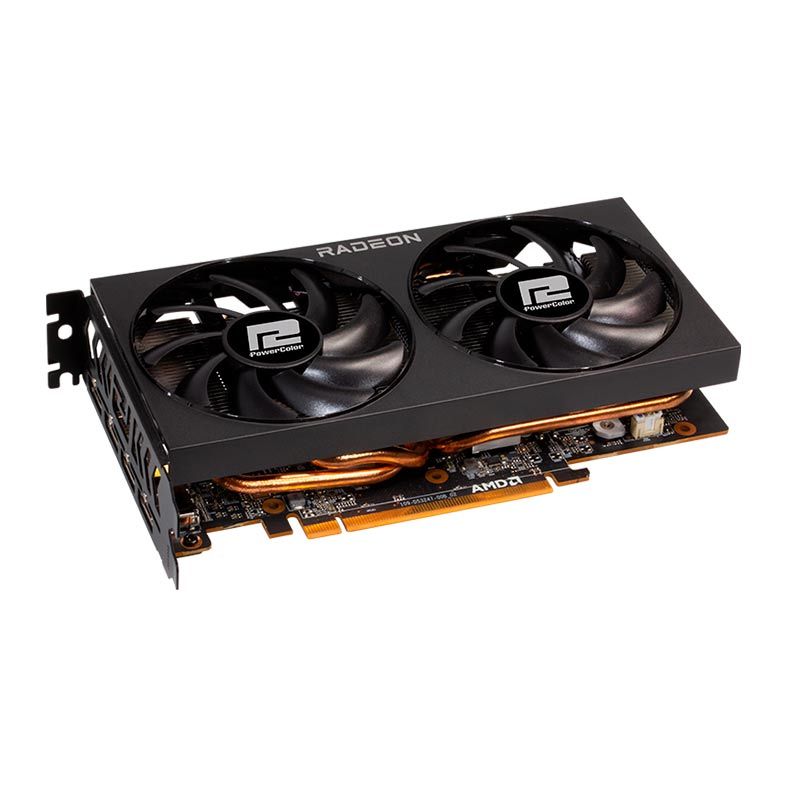 Placa de Video PowerColor Radeon AXRX 6650 XT Fighter, 8GB, GDDR6, 128-bit, AXRX-6650XT-8GBD6-3DH
