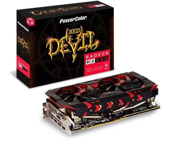 Placa de Video PowerColor Red Devil Radeon RX 580 8GB GDDR5 Golden