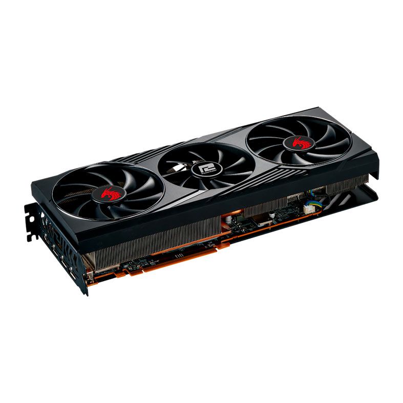 Placa de Video PowerColor Radeon RX 6800 XT Red Dragon, 16GB, GDDR6, 256-bit, AXRX 6800XT 16GBD6-3DHR/OC