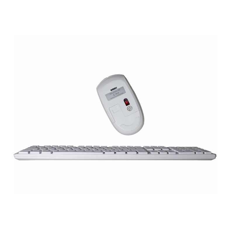Kit Teclado e Mouse K-Mex KA60W9+MAA7W7, Wireless, Mouse 2400DPI, Teclado Membrana, Branco, B2KA60W90010B0X