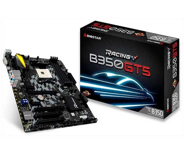 Placa Mae Biostar B350GT5 Racing DDR4 Socket AM4 Chipset AMD B350