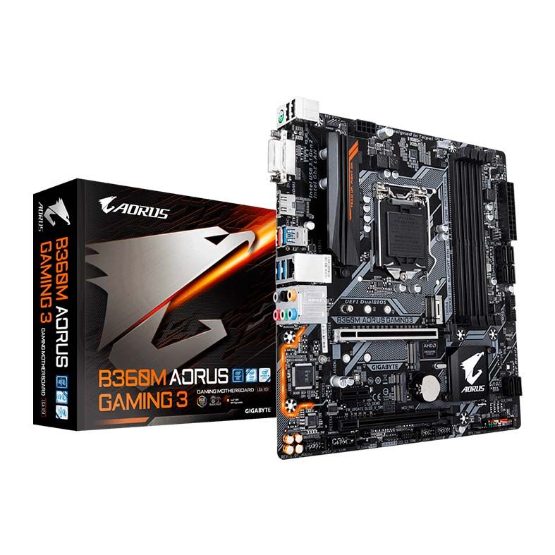 Placa Mae Gigabyte B360M Aorus Gaming 3 DDR4 Socket LGA1151 Chipset Intel B360