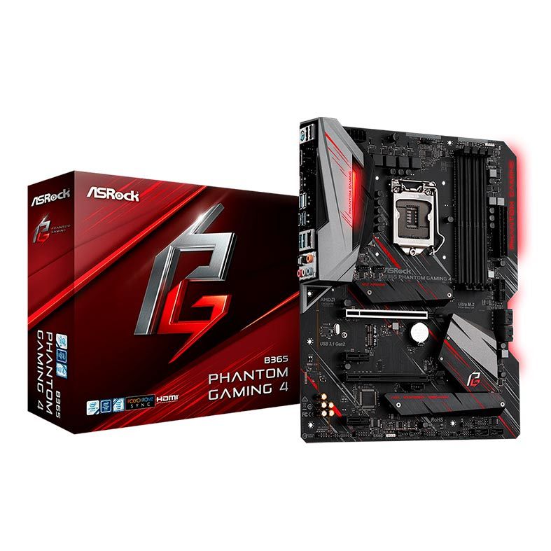Placa Mae ASRock B365 Phantom Gaming 4 DDR4 Socket LGA1151 Chipset Intel B365