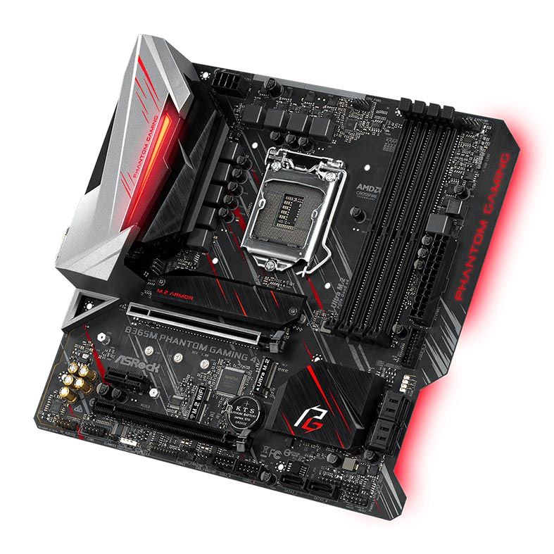 Placa Mae AsRock B365M Phantom Gaming 4 DDR4 Socket LGA1151 Chipset Intel B365