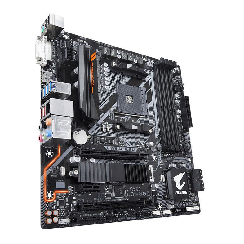 Placa Mae Gigabyte B450 Aorus M DDR4 Socket AM4 Chipset AMD B450