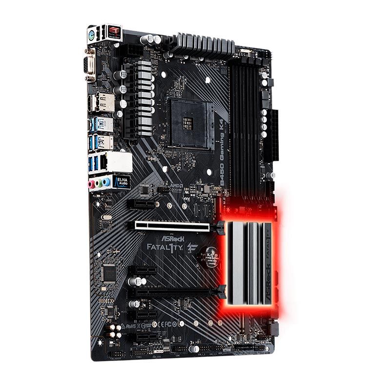 Placa Mae AsRock Fatal1ty B450 Gaming K4 DDR4 Socket AM4 Chipset AMD B450