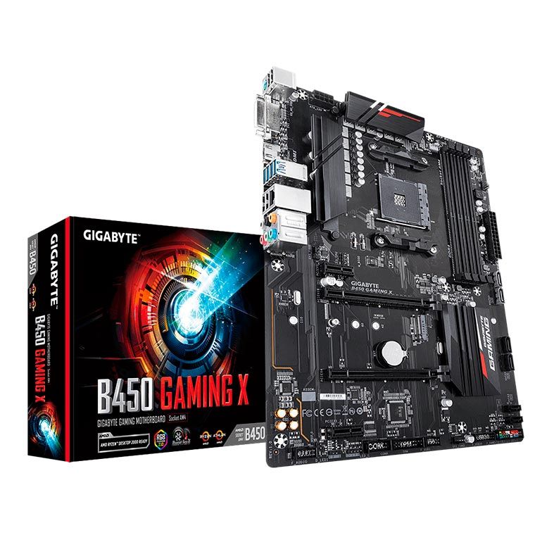 Placa Mae Gigabyte B450 Gaming X DDR4 Socket AM4 Chipset AMD B450